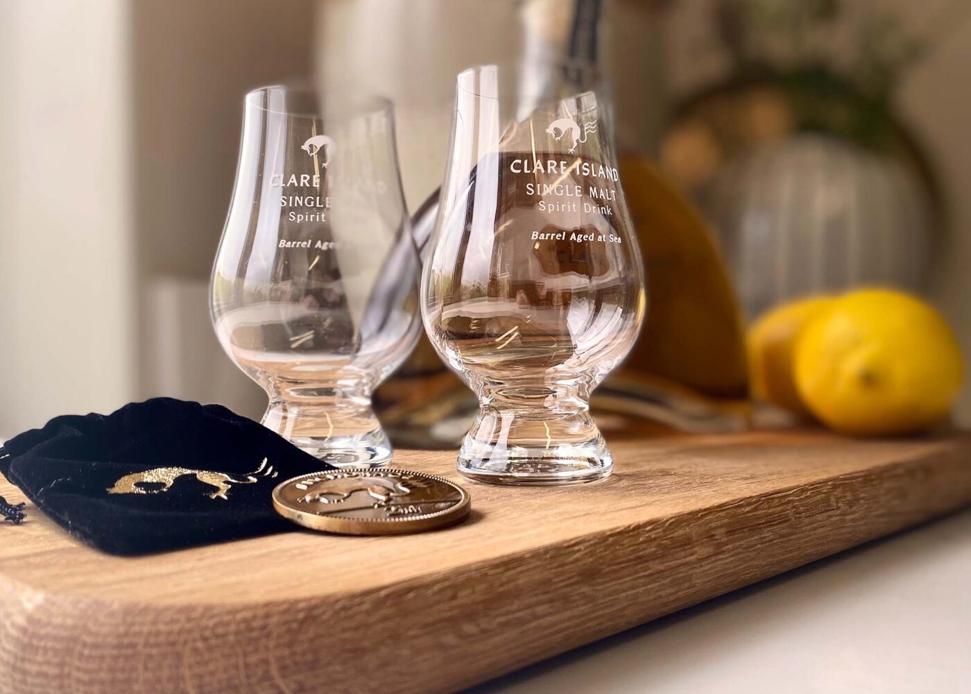 Clare Island whiskey glasses