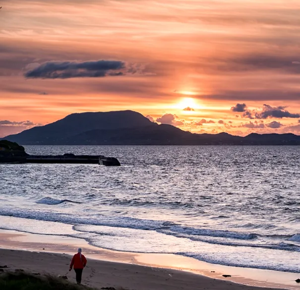 Clare Island Beach at Sunset